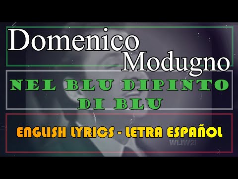 NEL BLU DIPINTO DI BLU (VOLARE) ESC ITALY 1958 Domenico Modugno (Español, English, Italiano) Sanremo