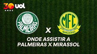 PALMEIRAS X MIRASSOL: ONDE ASSISTIR À TRANSMISSÃO AO VIVO DO JOGO E HORÁRIO PELO BRASILEIRÃO