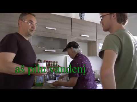 Lithuanian Lesson 56 - Virtiniai - Making Lithuanian dish virtiniai (dumplings)