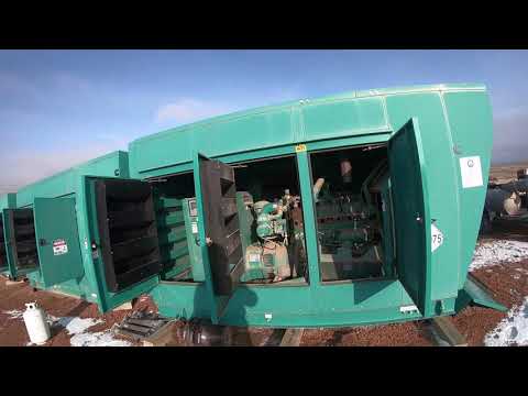 150 KW Cummins GTA855E Nat Gas Generator
