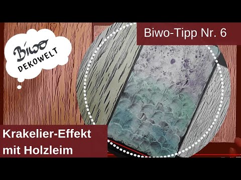 Krakeliertechnik Biwo-Tipp Nr. 6 Crackle