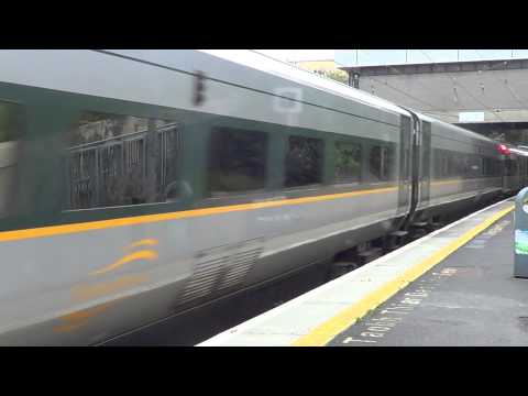 Irish Rail 201 loco 227 + enterprise set 9002 + mk3 EGV passes Harmonstown
