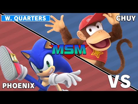 Offline MSM 237 - SDR | Phoenix (Sonic, Greninja) VS ICUP | Chuy (Diddy Kong) Winners Quarters