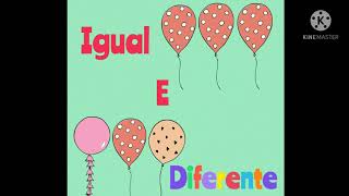 Atividade Igual E Diferente Educação Infantil