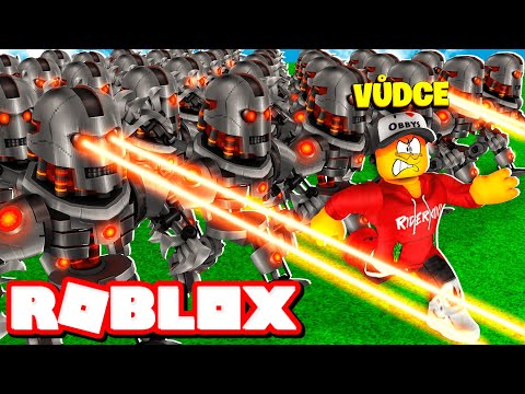Jako VŮDCE jsem postavil ROBOTÍ ARMÁDU.. (Roblox Robot Inc.)