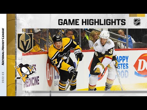 Golden Knights @ Penguins 12/1 | NHL Highlights 2022