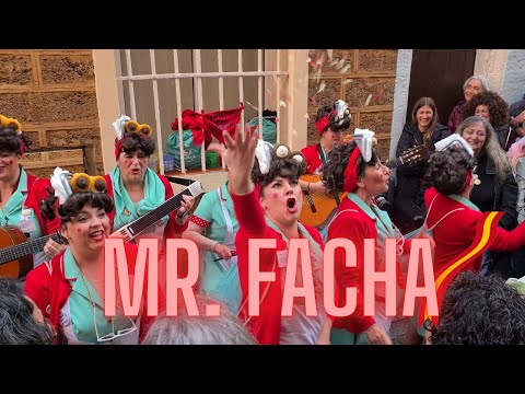 Chirigota callejera LAS SIN FILTRO (Cadiwoman 2024) - Mr Facha - Carnaval de Cádiz 2024