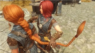 Skyrim Mod Review 82 - BEST HAIR MOD EVER - KS Hairdo HDT - Series: Boobs and Lubes