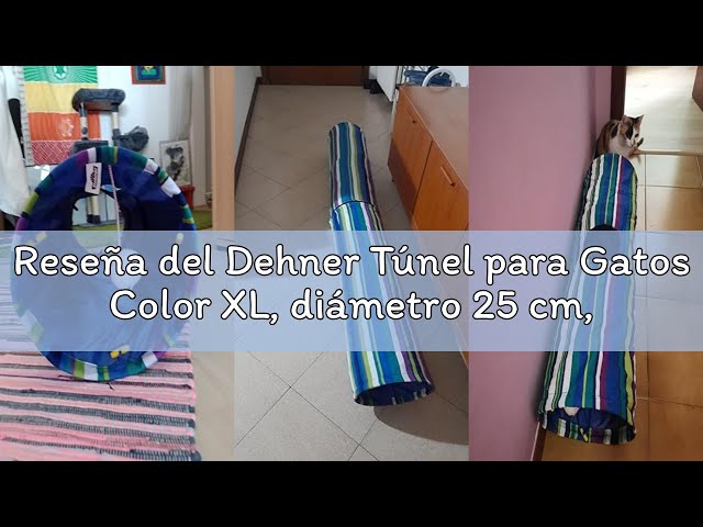 Vídeo relacionado con Dehner Leo Túnel para Gatos, diámetro de 25 cm, Longitud de 50 cm, poliéster/Metal, Color marrón