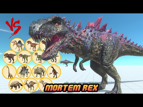 (JWA) MORTEM REX vs ALL DINOSAURS - Animal Revolt Battle Simulator