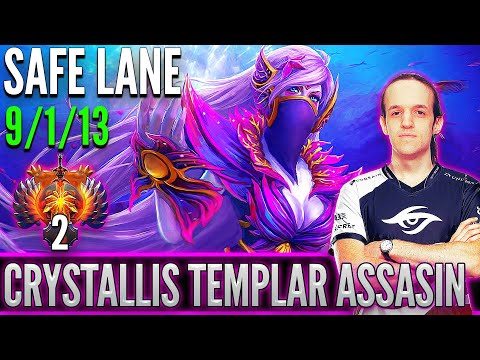Secret.Crystallis  [ Templar Assassin ]  Safe Lane Carry Pro Gameplay - Dota 2 Full Game