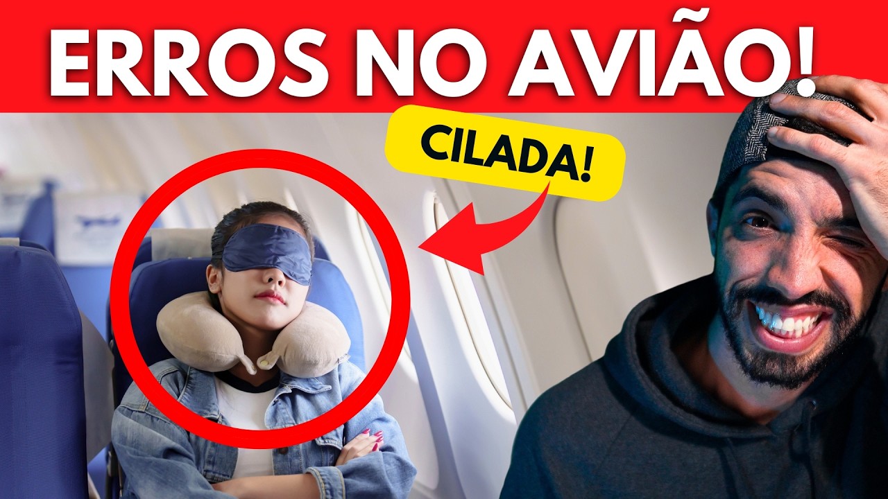 12 Coisas que você NUNCA deve fazer no AVIÃO - URGENTE!