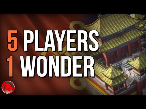GOING WONDER VS 5 PLAYERS - NOMAD MEGARANDOM FFA IN AOE4