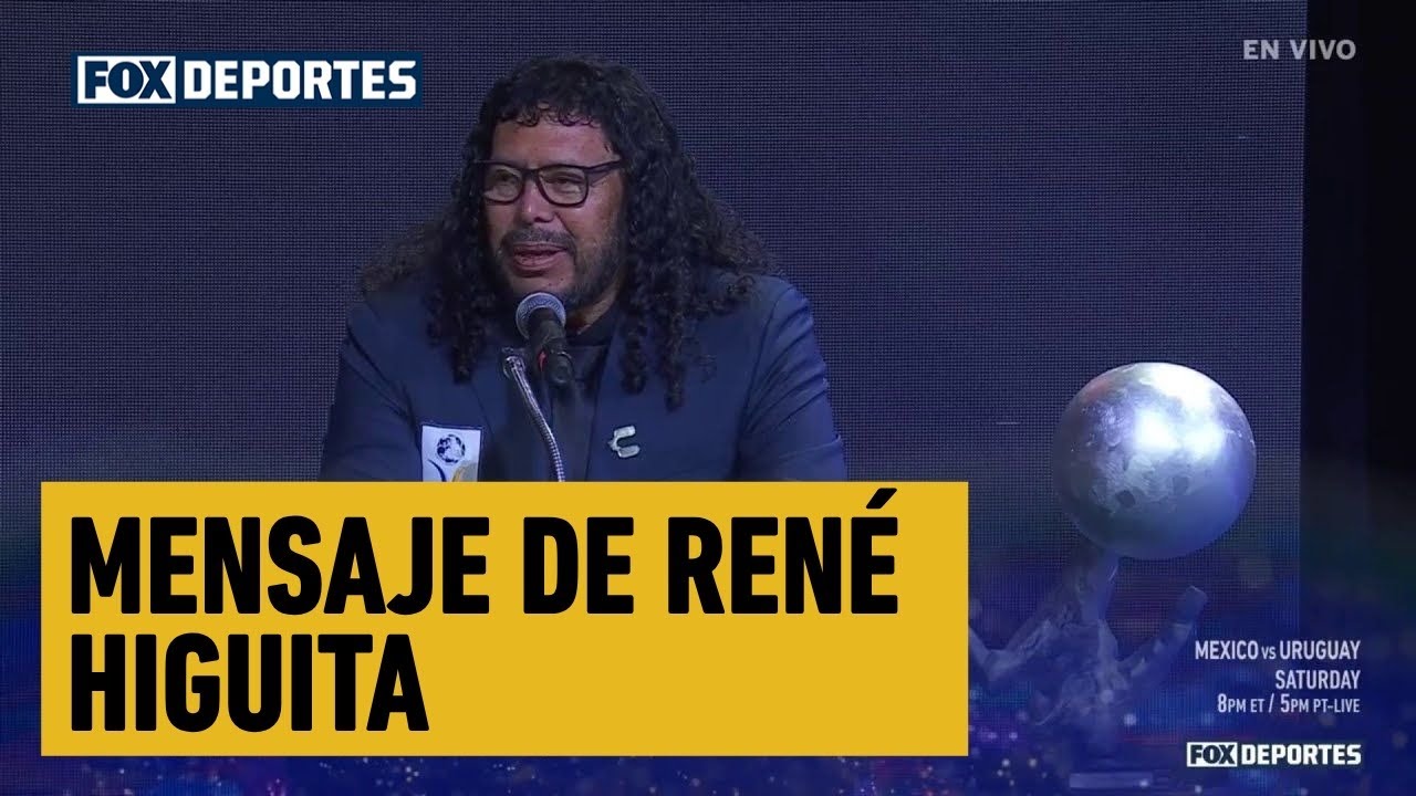 🇨🇴😎🔝 Mensaje de RENÉ HIGUITA como nuevo Salón de la Fama del Futbol | #LaCasaDeLosInmortales