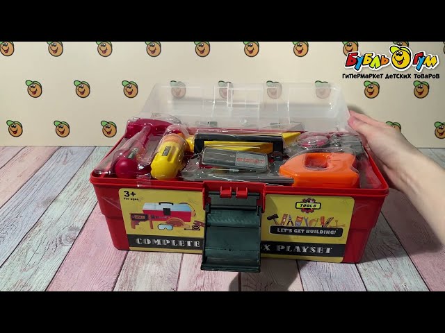 Набор инструментов Junior Builder 43предмета - видео