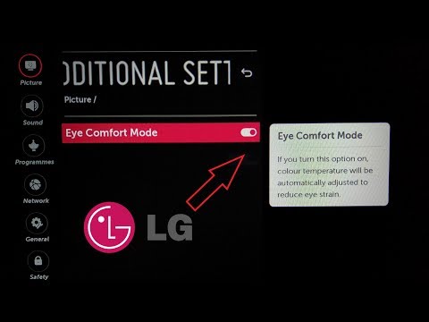 LG SMART TV WebOS - Eye Comfort Mode