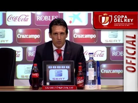Rueda de Prensa de Emery tras el Sevilla FC (0-2) Racing de Santander - HD