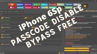 iPhone 6s Plus passcode disable bypass with sim || iPhone 6s plus iCloud bypass with signal