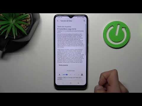 Cómo ajustar el tamaño de fuente en TCL 405