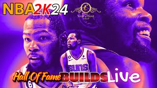 TrueHOFBuilds NBA 2K24 : GRINDING BUILDS LIVE @Scoob_2759 @BlaqKobra24