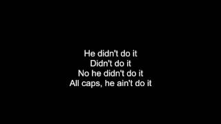 Timbaland Ft. Young Thug - Didn't Do It   ( Lyrics )