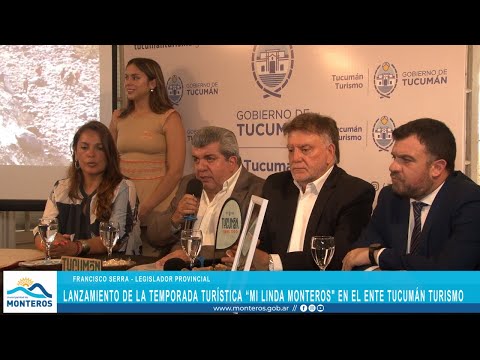 Lanzamiento de la temporada turística “Mi Linda Monteros en el Ente Tucumán Turismo