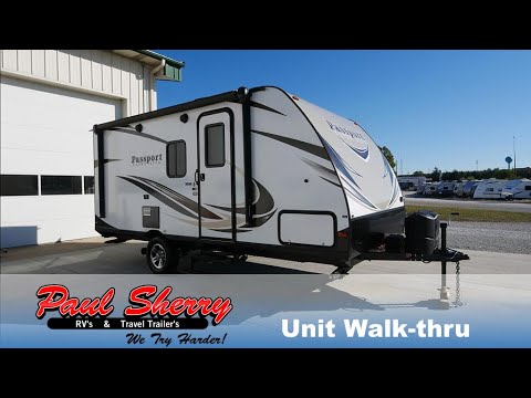 Fiberglass Siding, Storage, & More! - 2017 Keystone Passport 153ML