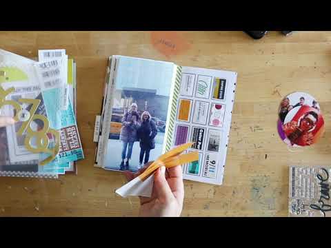 December Daily® 2018 | Days Five Through Nine In A Travelers Notebook