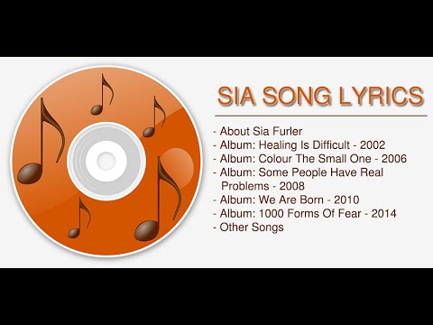 Sia Lyrics Video