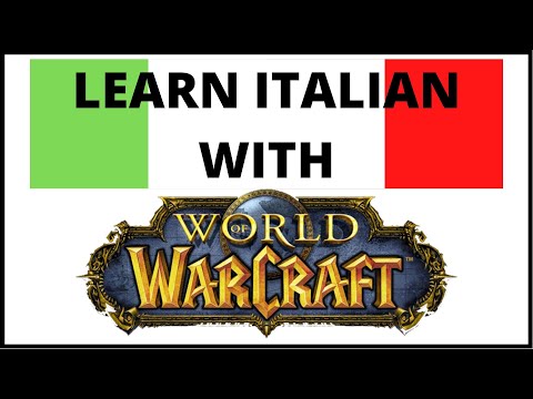 Learning italian language with World of Warcraft