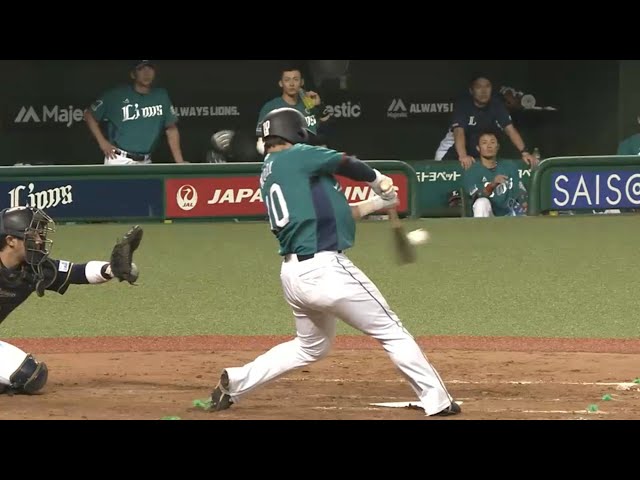 【3回裏】取られたら取り返す!! ライオンズ・森の同点タイムリー!! 2016/8/12 L-Bs