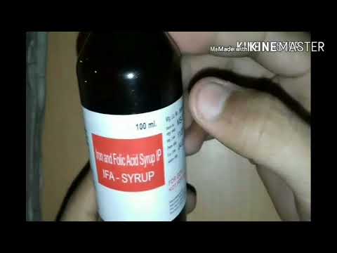 Review of iron folic acid syrup