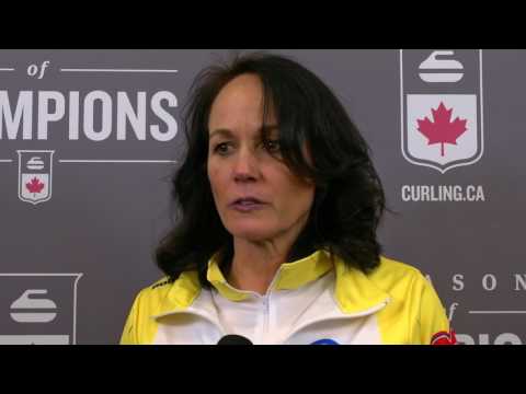 2017 Scotties Tournament Of Hearts - Media Scrum - Draw 7