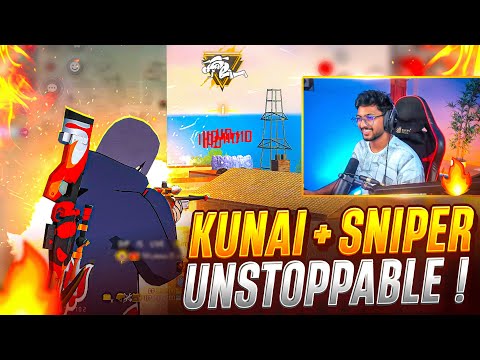 Munna Bhai Became Best Kunai User In FreeFire 🔥 Op Double Sniper - Free Fire Telugu - MBG ARMY