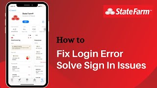 How to Fix State Farm Login Errors | Solve Sign In Problems 2021