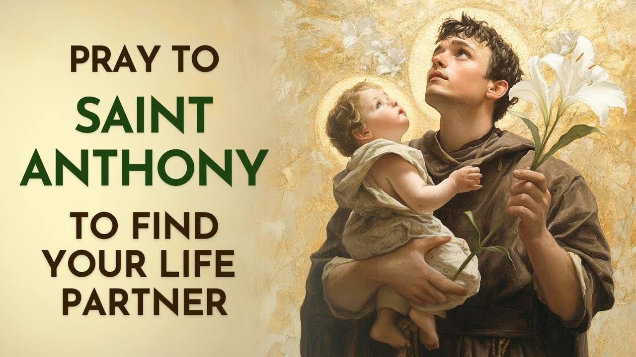 Find your life partner with this Catholic Prayer to Saint Anthony for Love and Marriage!