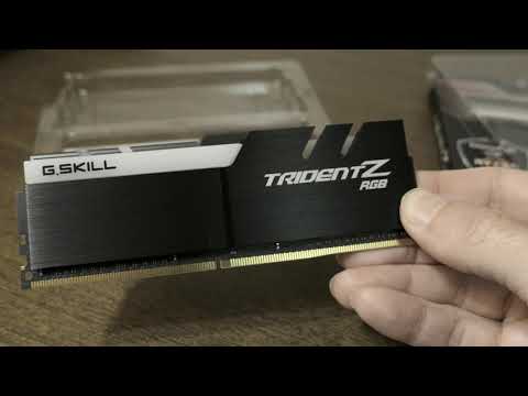 RAM G.Skill Trident Z RGB (AMD) DDR4-3200 CL16-18-18-38 1.35V 32GB (F4-3200C16D-32GTZRX) video
