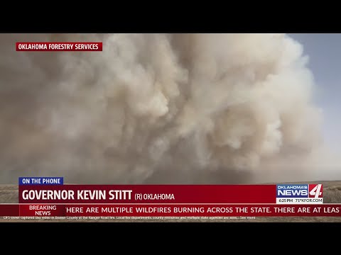 Stitt updates Oklahoma wildfire situation