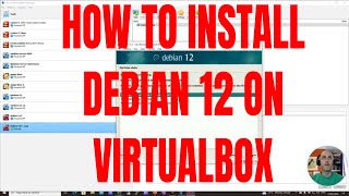 YouTube Thumbnail for How To install Debian 12 on VirtualBox