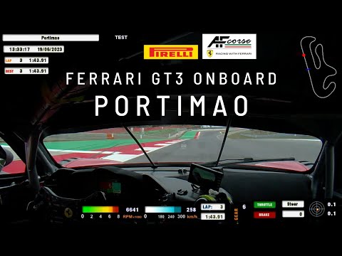 Portimao Onboard 2023 - Ferrari 488 GT3 Evo