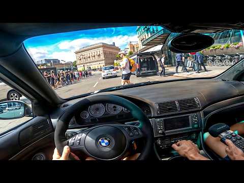 BMW E39 M5 LOUD EXHAUST!! STOCKHOLM CITY