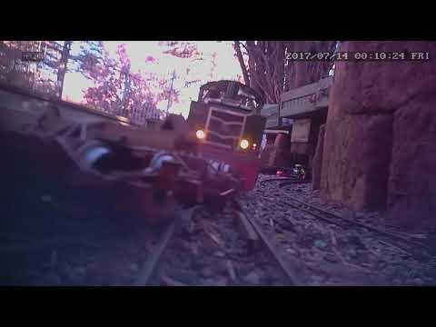 Convoglio misto in manovra - trazione con locomotore diesel