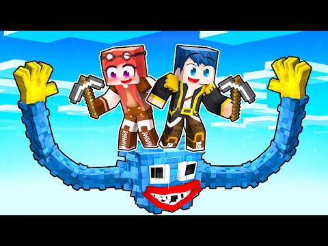 GIOCO CON 1 SOLO BLOCCO DI LUCKY BLOCK DI HUGGY WUGGY! - MINECRAFT