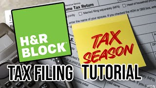 H&R Block Tax Filing Tutorial 2026 | How To File Your Own Taxes
