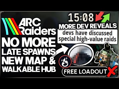 Arc Raiders - New Patch 1.12.0 Exploit, Late Spawn Changes, High Value Raids, Hub & More - Dev Talk!