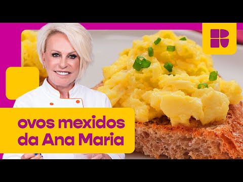 Ovos mexidos CREMOSOS da Ana Maria EM 1 MINUTO  | Ana Maria Braga | Receitas