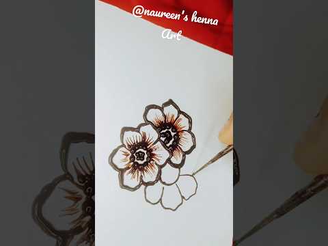 Flower Bunch Henna Design 😍❤️ #shorts #youtube #youtubeshorts #trending #tiktok #viral