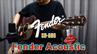 Video thumbnail for Fender Acoustic CD-60s Spruce vs All-Mahogany DEMO by 放輕鬆樂器