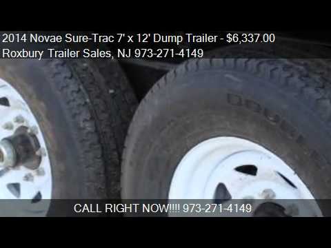 2014 Novae Sure-Trac 7' x 12' Dump Trailer 12K Scissor Lift