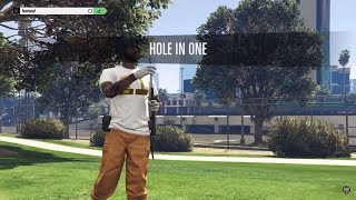 GTA Online Golf - Platinum Award - Hole in One!